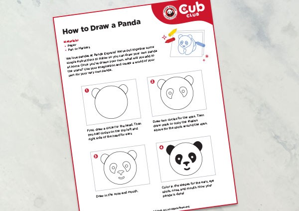 How to Draw a Panda