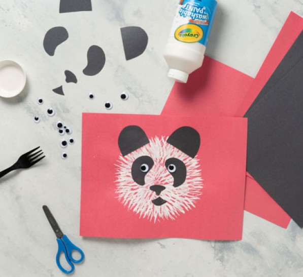 Panda Fork Art Project