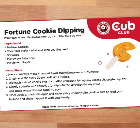 Fortune Cookie Dipping