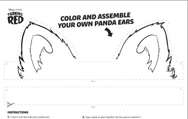 Create your own Panda Ears
