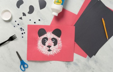 Panda Fork Art Project