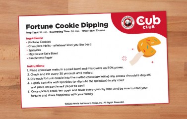 Fortune Cookie Dipping